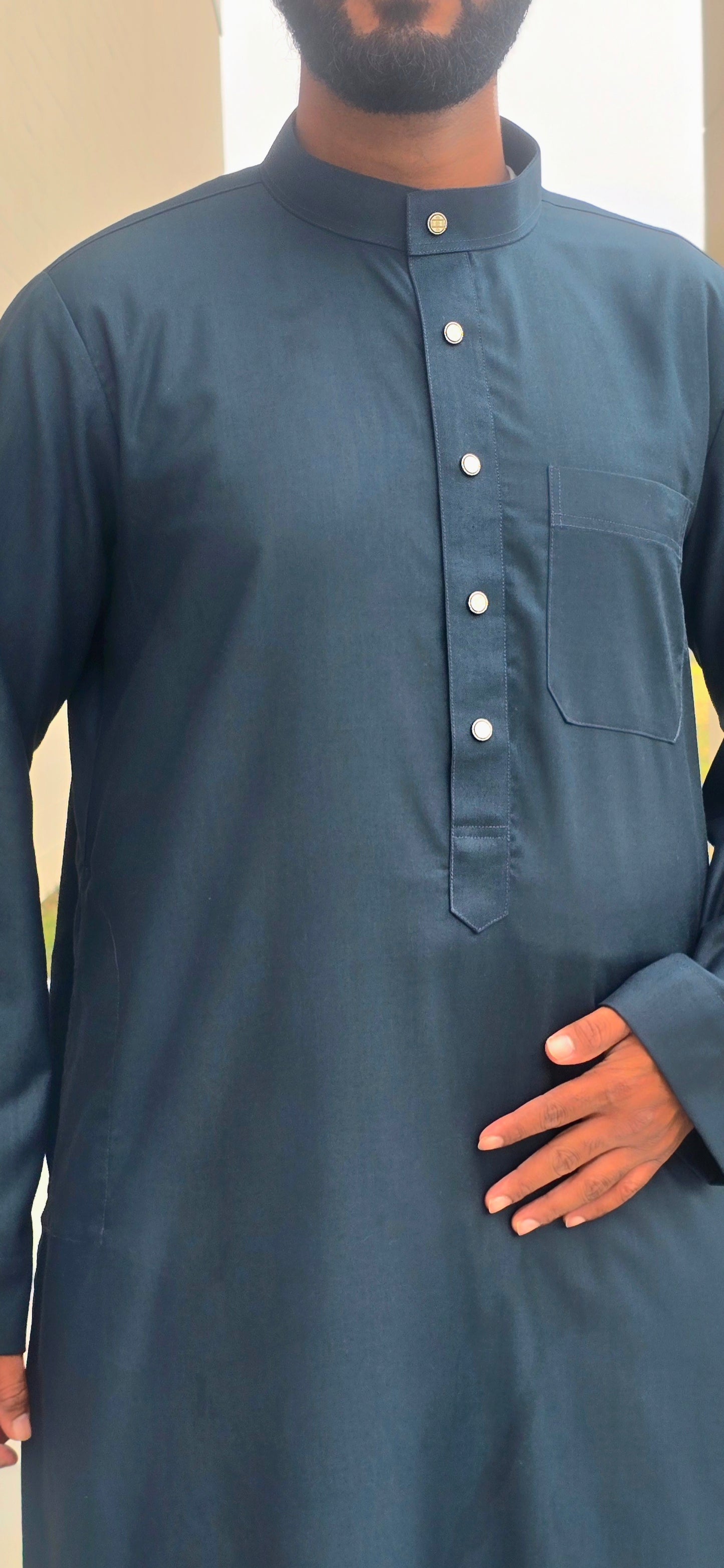 Classic Sea Green Thobe for Adults – 05CL