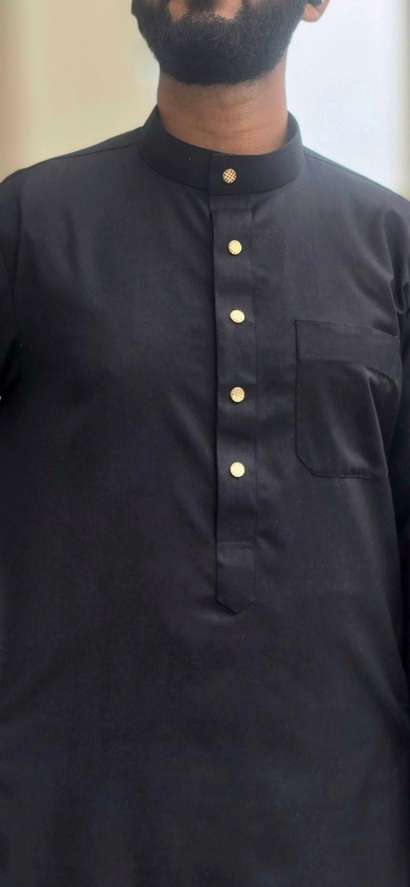 Classic Black Thobe for Adults - 04CL