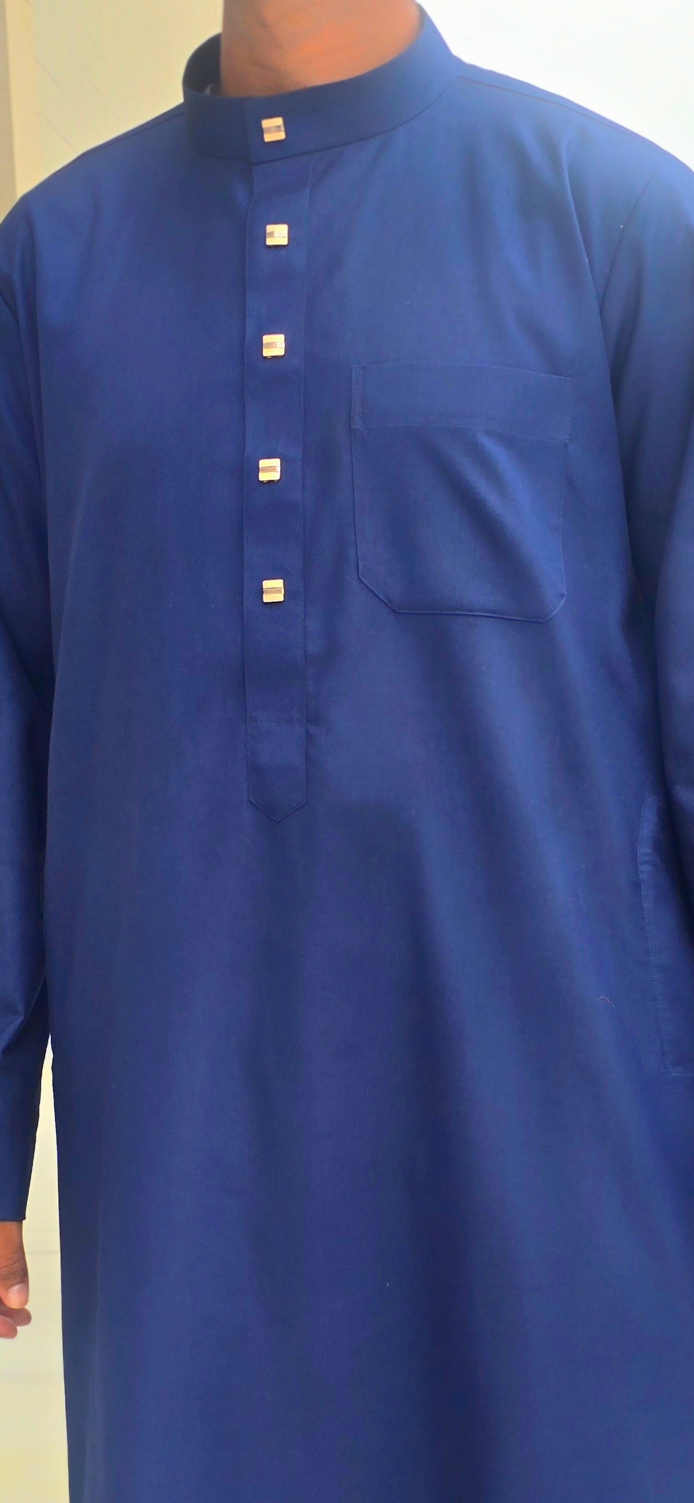 Classic Navy Blue Thobe for Adults – 06CL