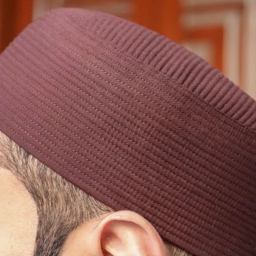 Sandal Turban Kufi Maroon